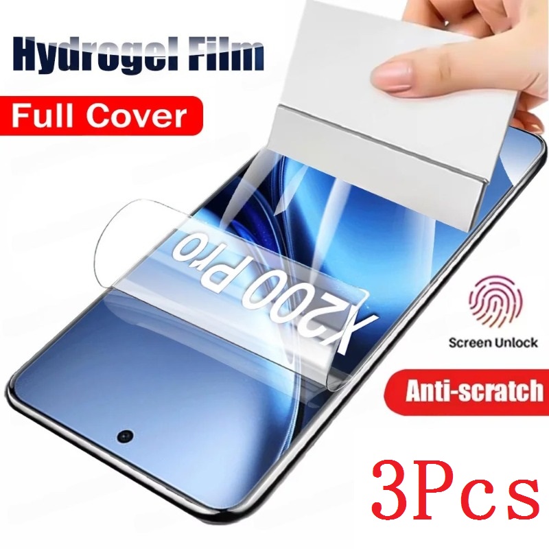 Curved Edge Screen - 3 stuks hydrogelfolie voor VIVO S19