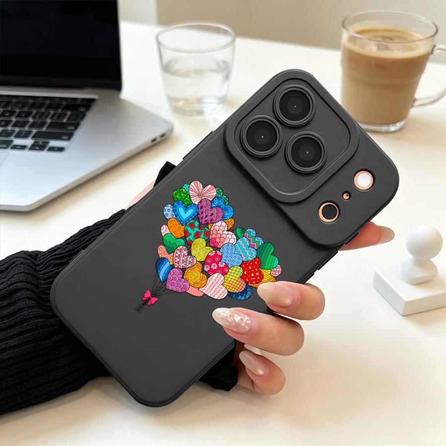 Ballon Hartjes Hoesje voor App - Apple Iphone 16 recensie en prijs