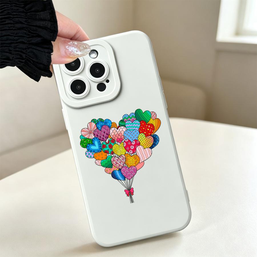 Ballon Hartjes Hoesje voor App - Apple Iphone 16 recensie en prijs