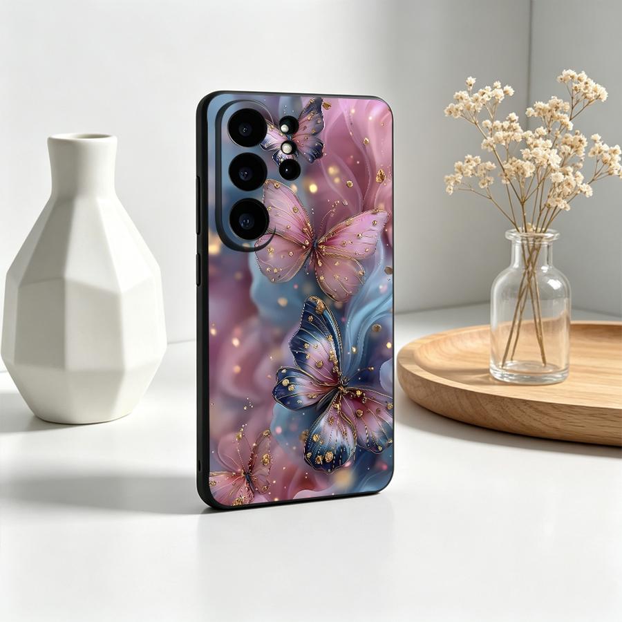 Pastelroze vlinderhoesje voor  - Samsung Galaxy S25 recensie en prijs