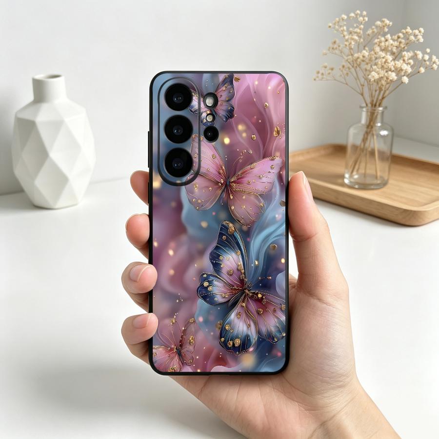 Pastelroze vlinderhoesje voor  - Samsung Galaxy S25 recensie en prijs