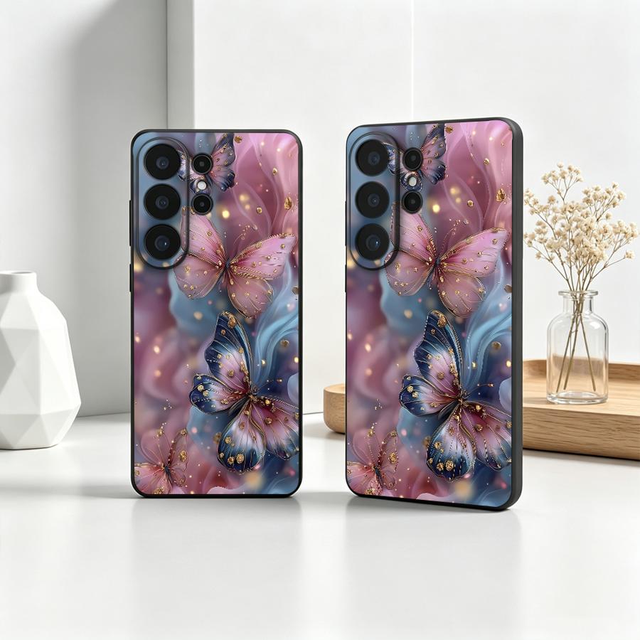 Pastelroze vlinderhoesje voor  - Samsung Galaxy S25 recensie en prijs