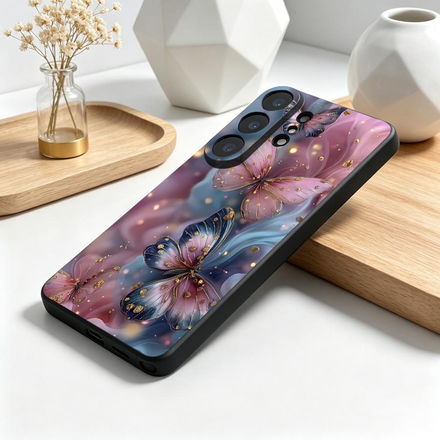 Pastelroze vlinderhoesje voor  - Samsung Galaxy S25 recensie en prijs