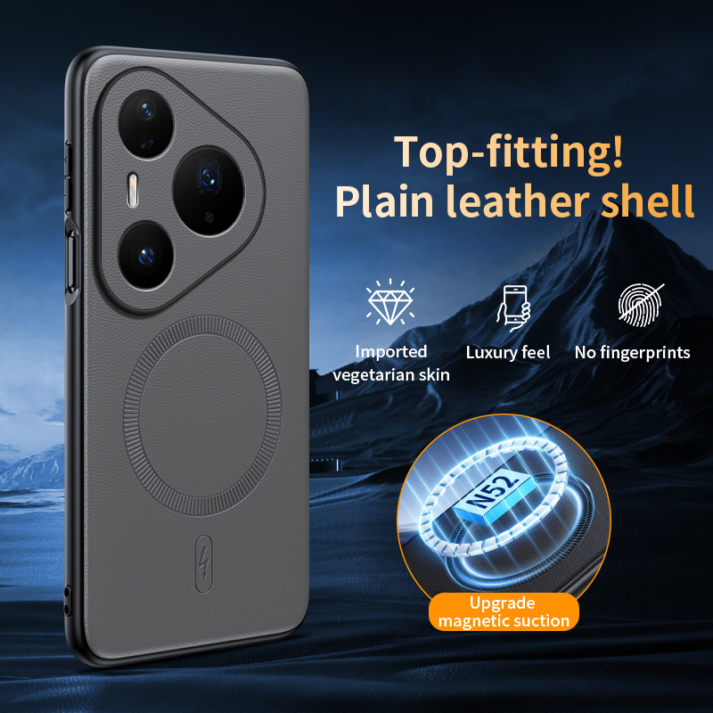 TOP Zacht lederen hoesje voor  - Huawei Pura 70 recensie en prijs