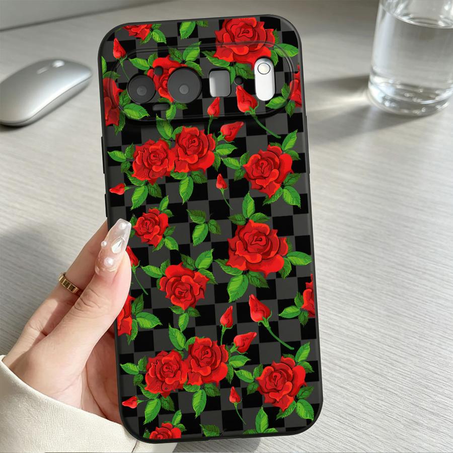 Rozenprint Gotische Hoes voor  - Google Pixel 9 recensie en prijs