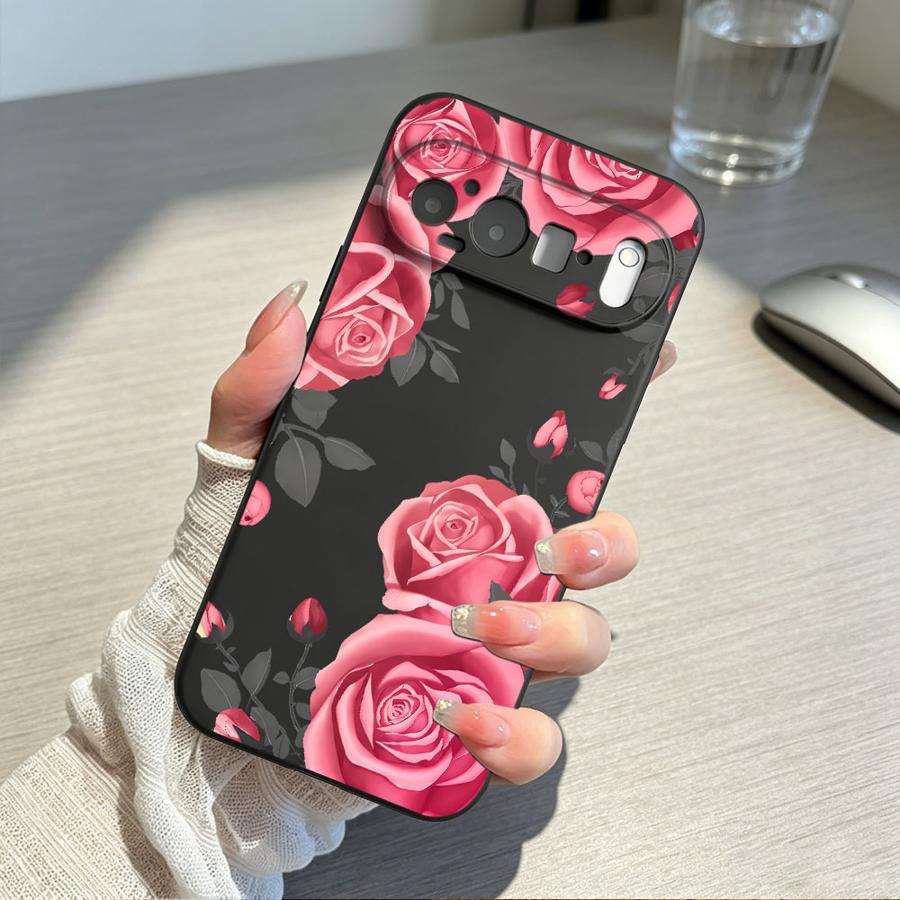 Rozenprint Gotische Hoes voor  - Google Pixel 9 recensie en prijs
