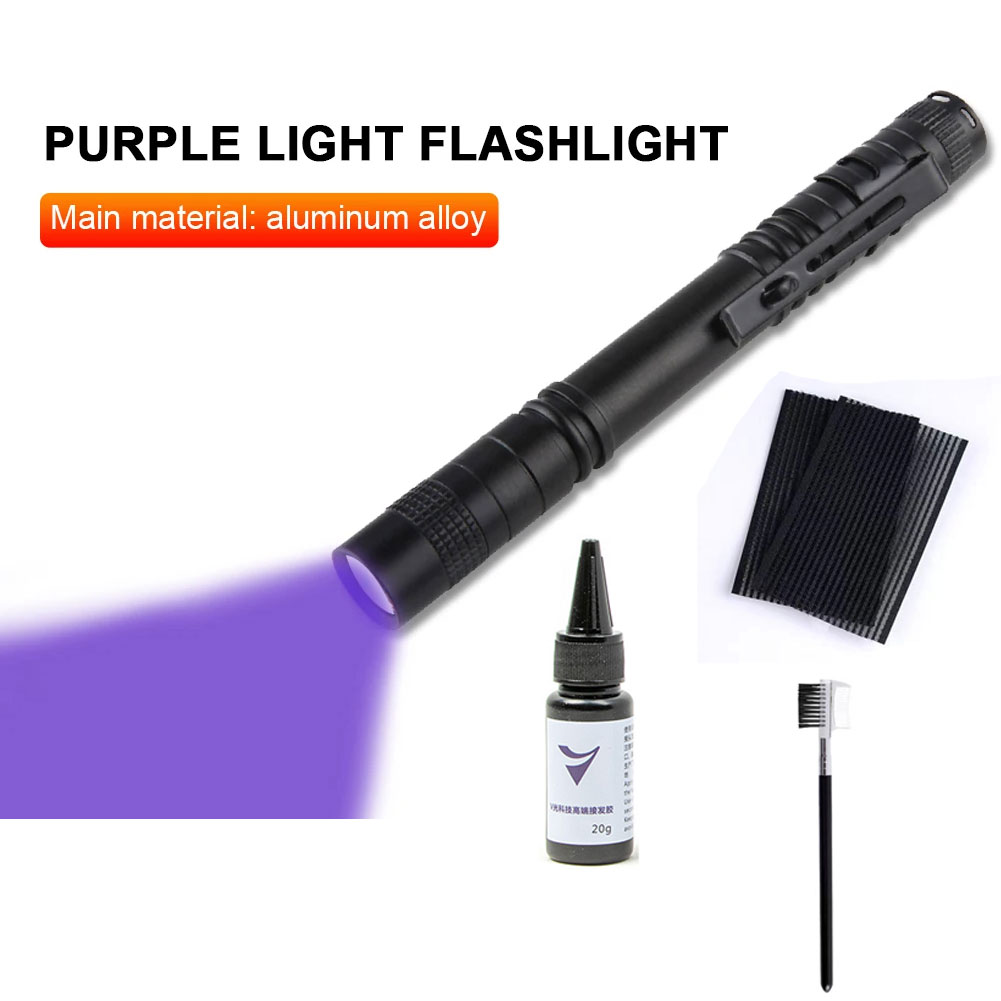 UV-licht haarverlengingslijmse - Liquid Uv Glue Kit recensie en prijs