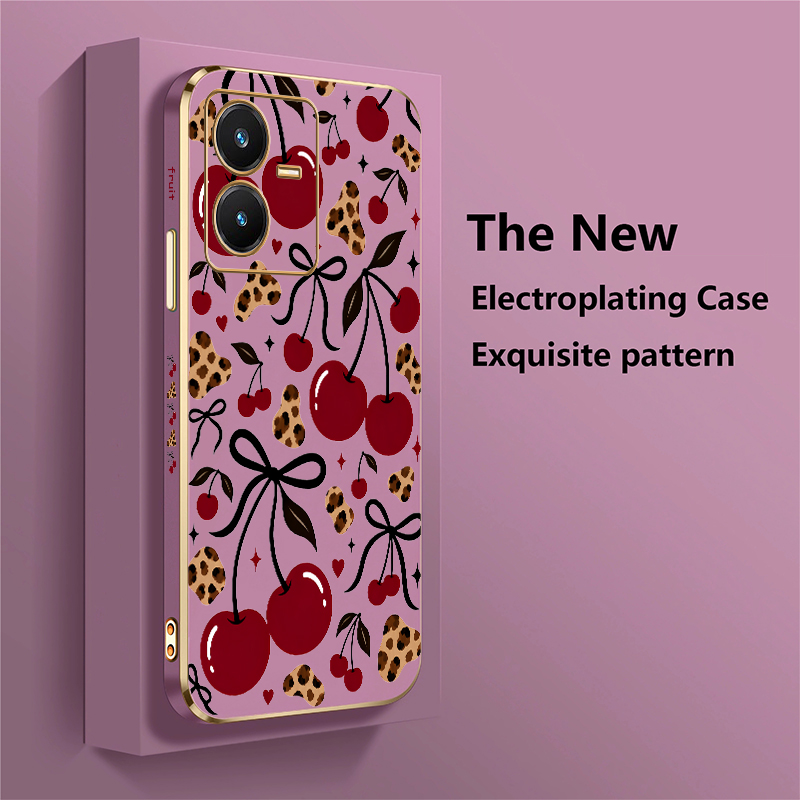 Print Cherry Case voor Vivo Y2 - Vivo Y28 recensie en prijs