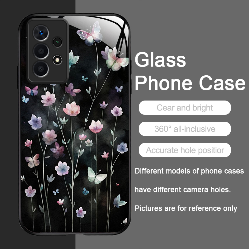 Vintage Floral Art Vlinder Blo - Samsung Galaxy A55 recensie en prijs