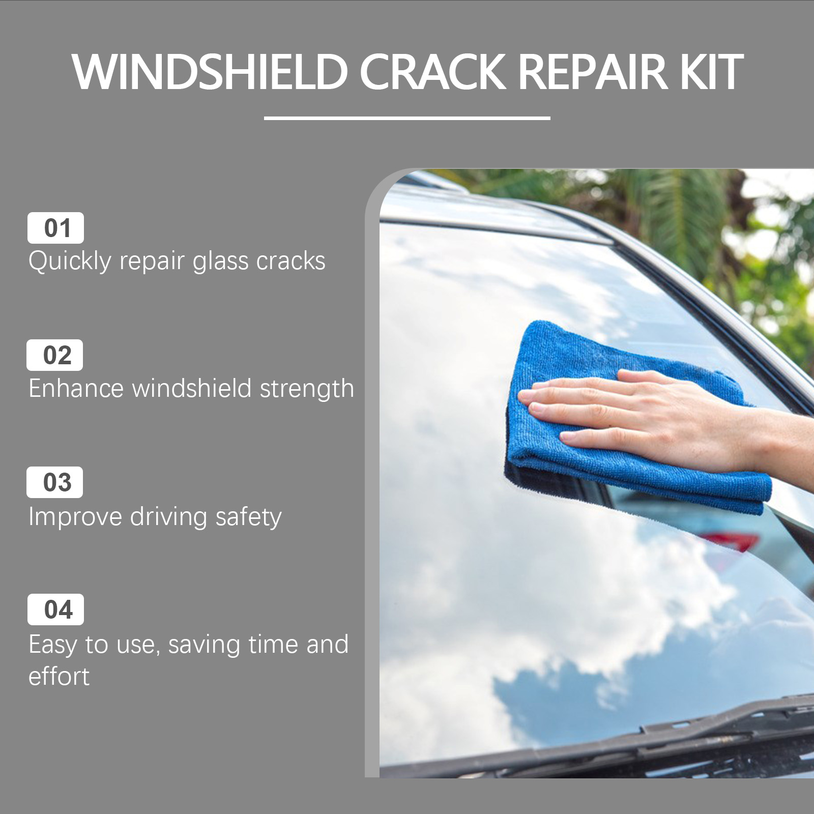 Reparatieset voor voorruiten,  - Liquid Uv Glue Kit recensie en prijs