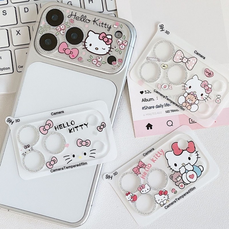 Schattige Hello Kitty Glitter  - Tempered Glass Screen 9H recensie en prijs