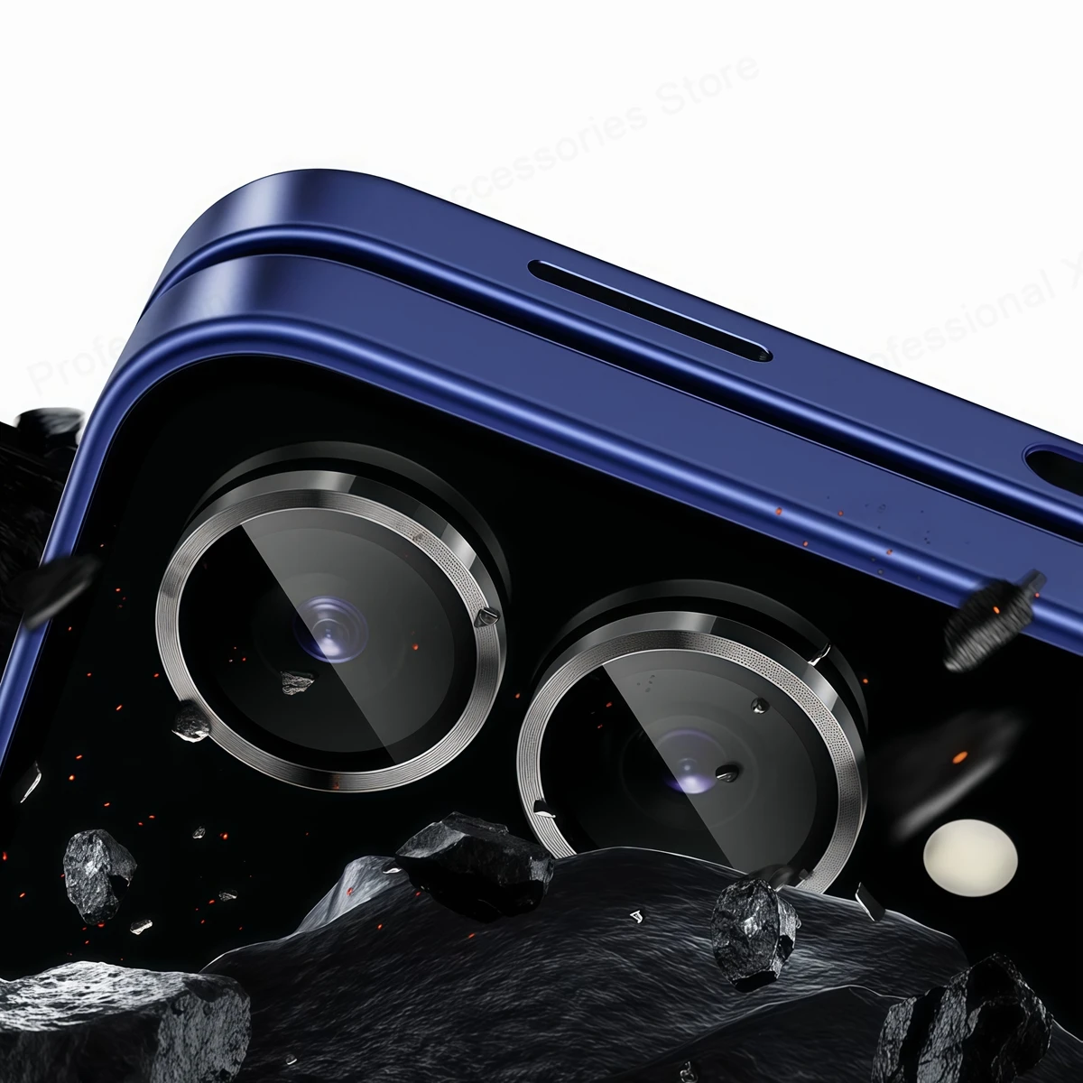 Nieuwe camera metalen ringbesc - Tempered Glass Screen 9H recensie en prijs