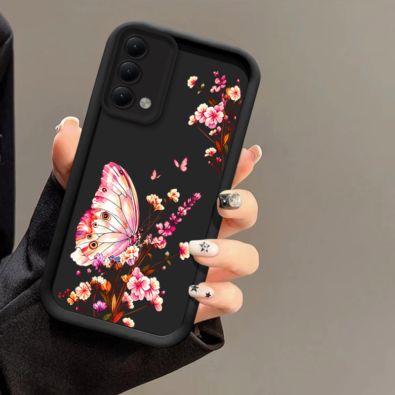 Bedrukte telefoonhoes met vlin - Oppo A78 recensie en prijs